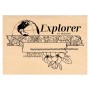 Tampon bois - Explorer le monde