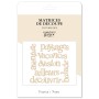 Outils de découpe - Mots voyageurs