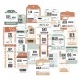 Die Cuts Etiquettes Voyage HORIZONS