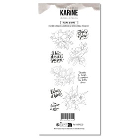 Tampons clear - Fleurs & Givre