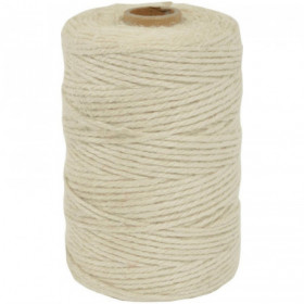 Ficelle de jute blanche - Grande bobine Ficelle de jute blanche - Grande bobine