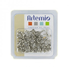 Brads 4 mm - Argent x 100 Brads 4 mm - Argent x 100