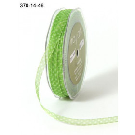 Ruban transparent mini pois VERT Ruban transparent mini pois VERT