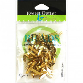 Brads 8 mm - Gold Brads 8 mm - Gold