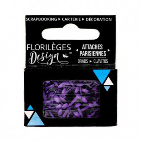 Mini attaches parisiennes Améthyste Mini attaches parisiennes Améthyste